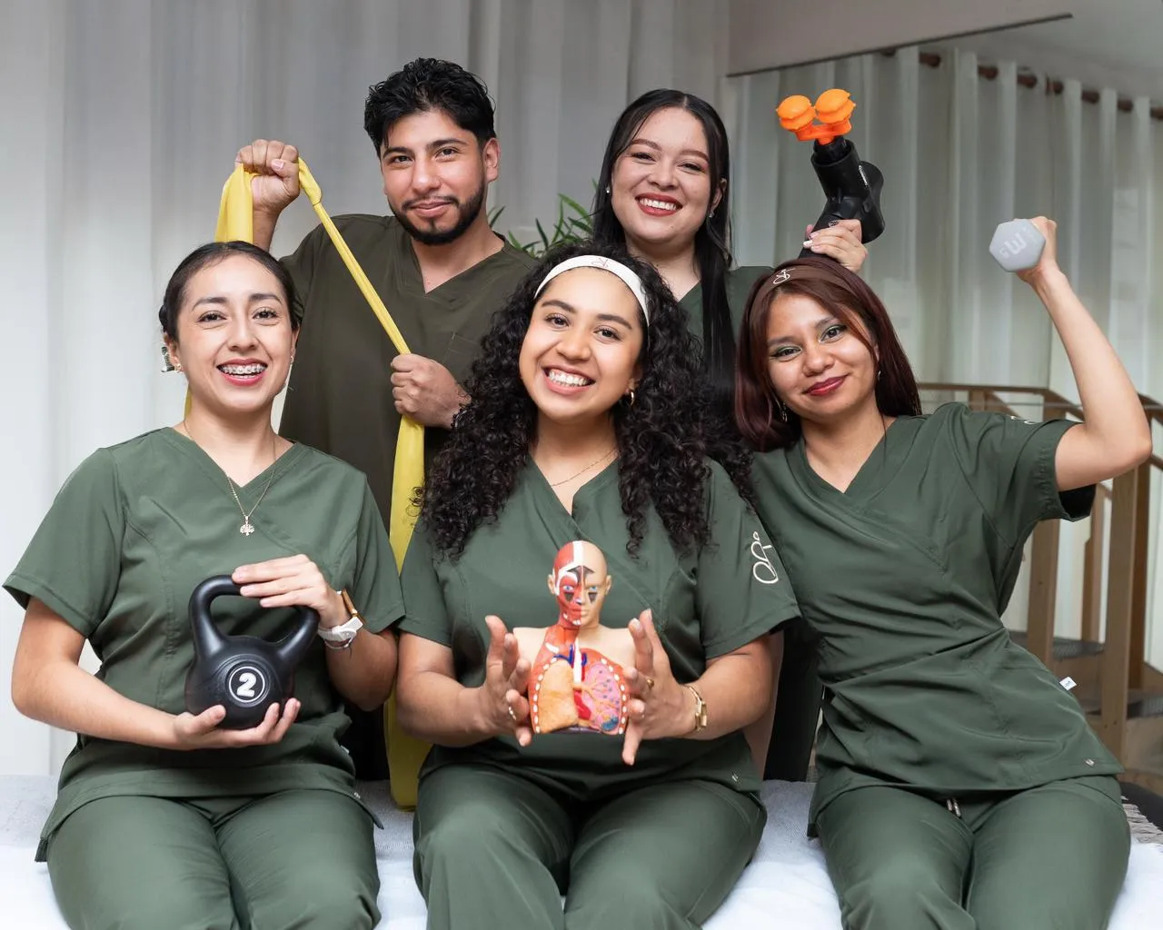 Foto espontánea del equipo de Balance